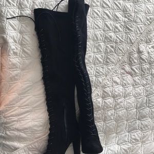 Knee length boots